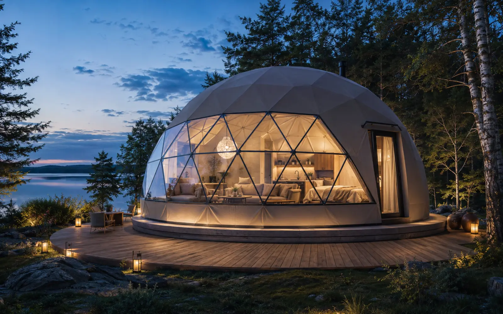 Glamping namas 35 m²